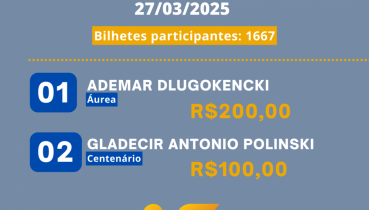 Sorteio Nota Fiscal Gaca